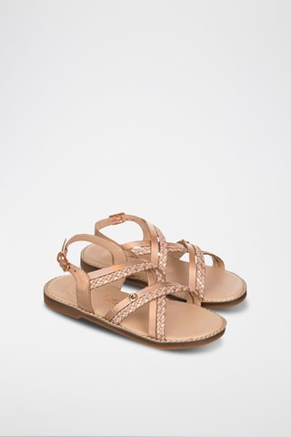 Sandali in pelle - Rosa