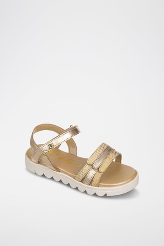 Sandali in pelle - Dorato