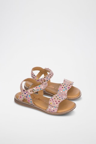 Sandali in pelle - Rosa