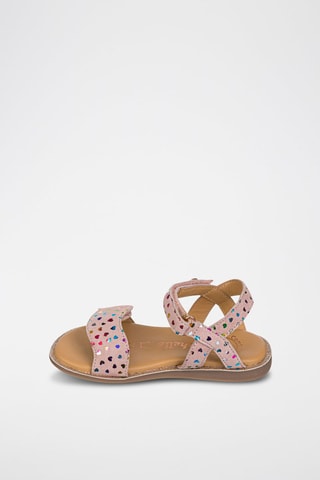 Sandali in pelle - Rosa