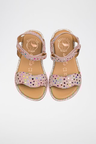 Sandali in pelle - Rosa