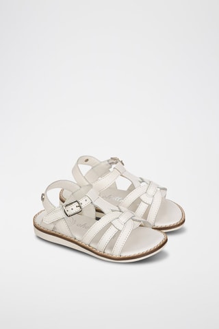 Sandali in pelle - Bianco