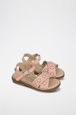Sandali in pelle - Rosa