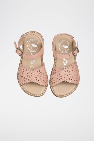 Sandali in pelle - Rosa