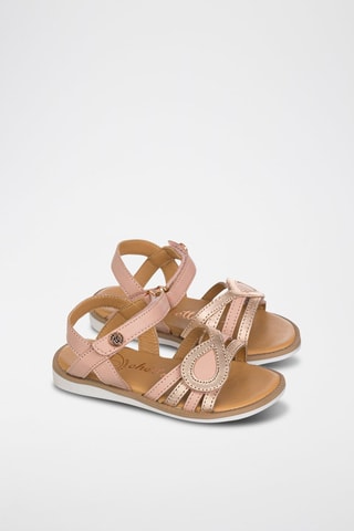 Sandali in pelle - Rosa