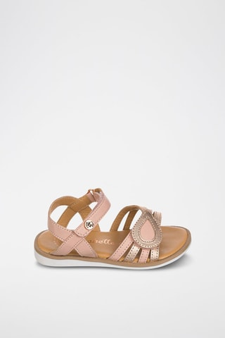 Sandali in pelle - Rosa