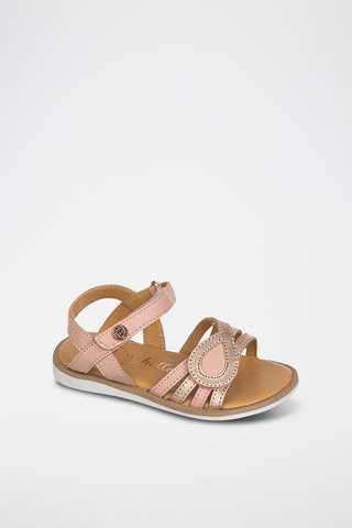 Sandali in pelle - Rosa