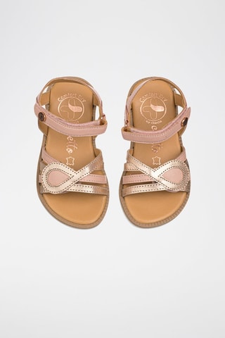 Sandali in pelle - Rosa