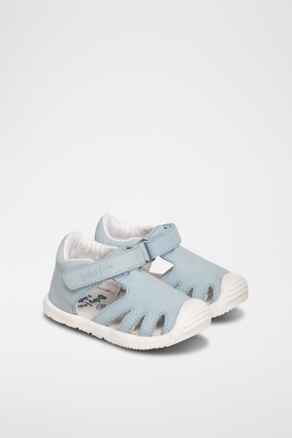 Sandales en nubuck Barefoot - Bleu