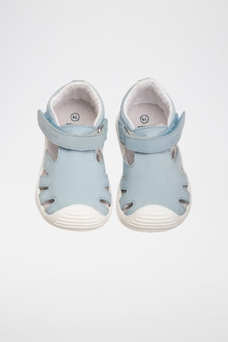 Sandales en nubuck Barefoot - Bleu