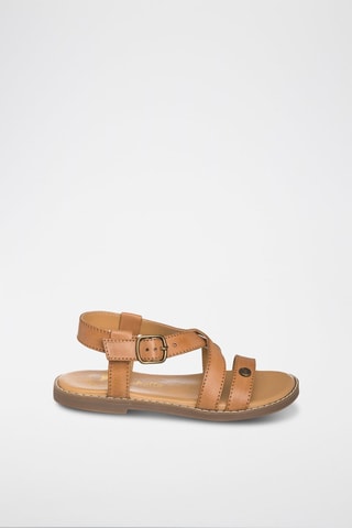 Sandales en cuir - Marron