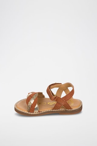 Sandales en cuir - Marron