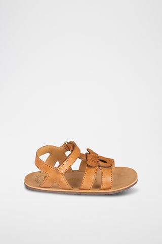 Sandali alla schiava in pelle - Marrone