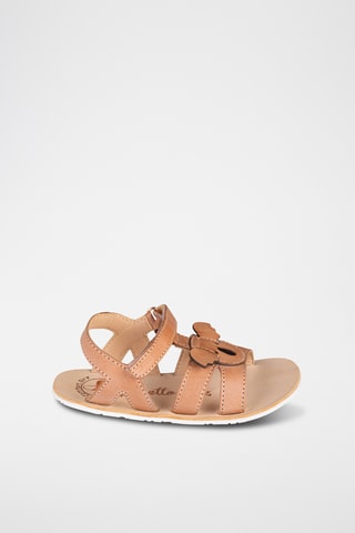 Sandali alla schiava in pelle - Rosa