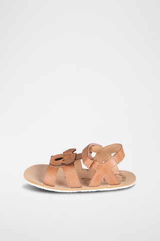 Sandali alla schiava in pelle - Rosa