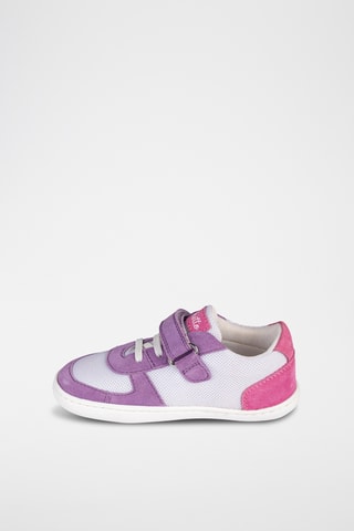 Sneakers in pelle - Bianco, verde e giallo