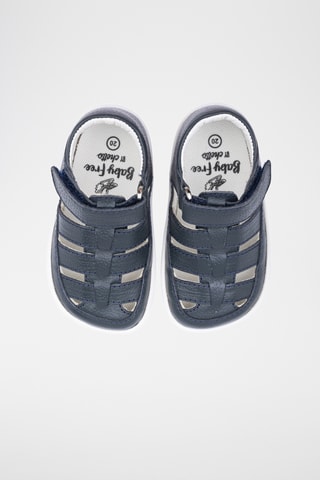 Sandali in pelle - Blu