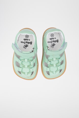 Sandali in pelle - Verde