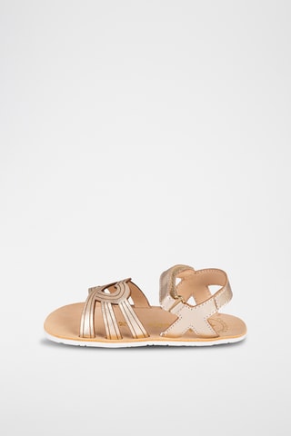 Sandali in pelle - Dorato