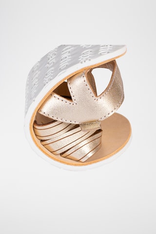 Sandali in pelle - Dorato