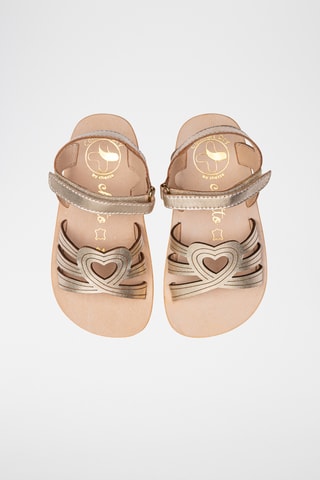 Sandali in pelle - Dorato