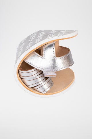 Sandali in pelle - Argentato