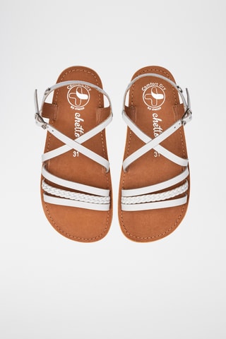 Sandali in pelle - Bianco