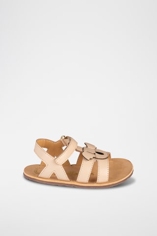 Sandali alla schiava in pelle - Beige