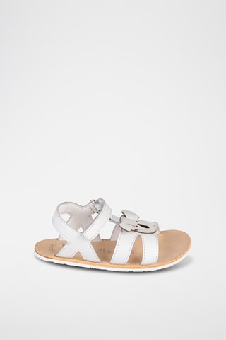 Sandali alla schiava in pelle - Bianco