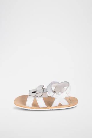 Sandali alla schiava in pelle - Bianco