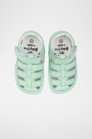 Sandali in pelle - Verde