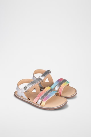 Sandali in pelle - Argentato