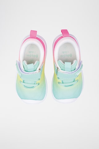 Sneakers - Blu, giallo e rosa