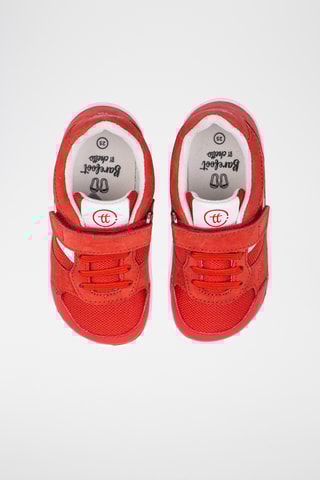 Sneakers in pelle - Rosso