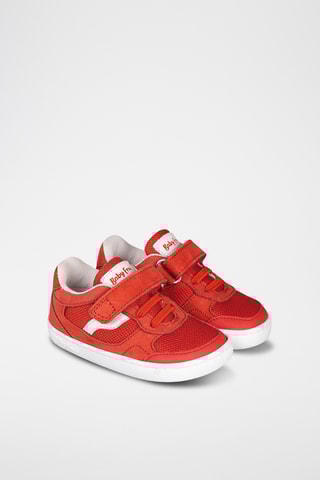 Sneakers in pelle - Rosso