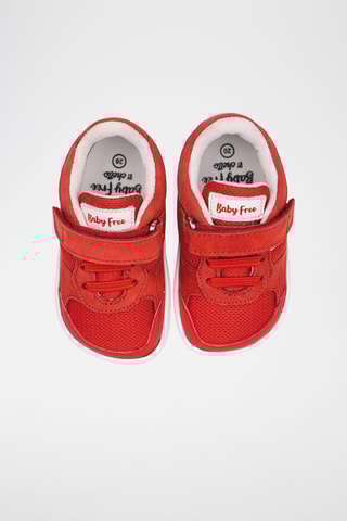 Sneakers in pelle - Rosso