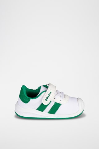 Sneakers - Bianco, verde e rosa
