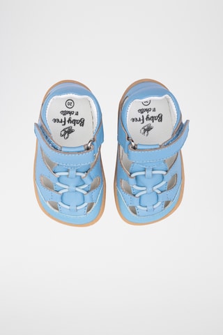 Sandali in pelle - Blu