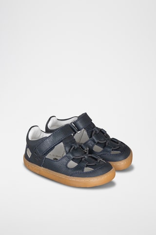 Sandali in pelle - Blu