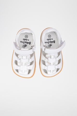 Sandali in pelle - Bianco