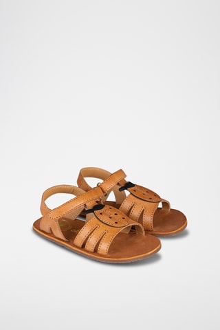 Sandali in pelle - Marrone