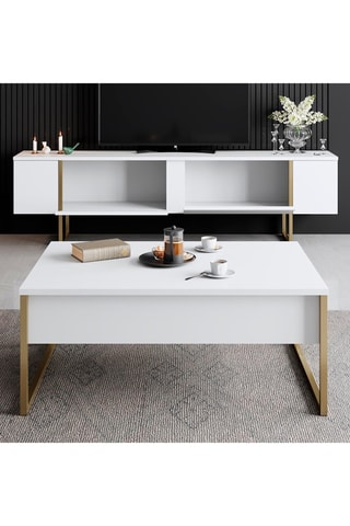 Ensemble de salon - 180 x 50 x 30 cm - 90 x 40 x 60 cm