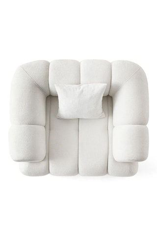 Fauteuil en charme Petra - Blanc