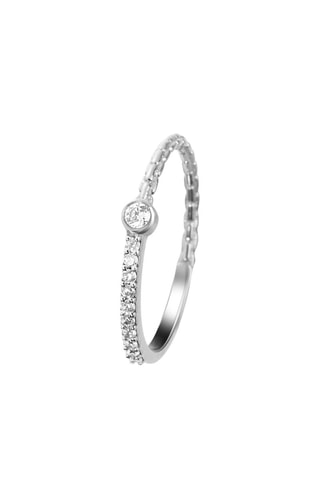 Anello - Argento e diamanti