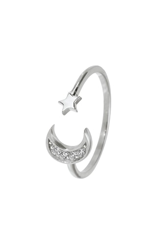 Anello - Argento e diamanti