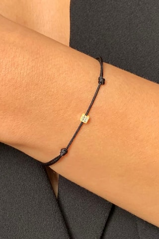 Bracciale - Argento placcato oro giallo e diamanti