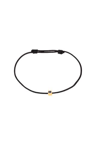 Bracciale - Argento placcato oro giallo e zaffiri