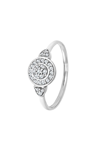 Anello - Argento e diamanti