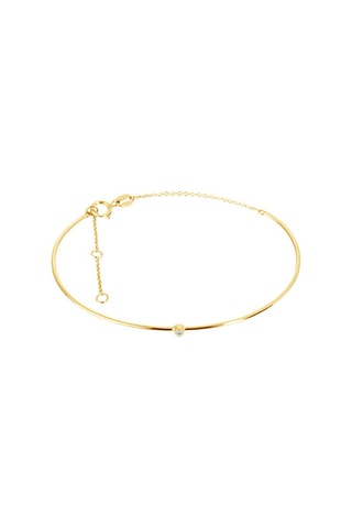 Bracciale - Argento placcato oro giallo e diamante