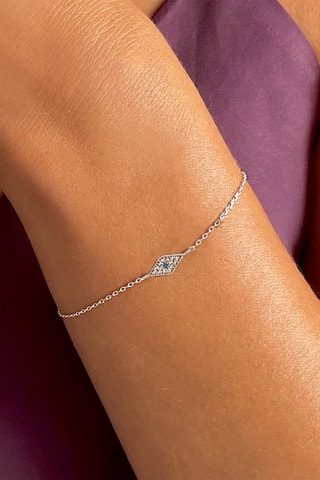 Bracciale - Argento e diamanti